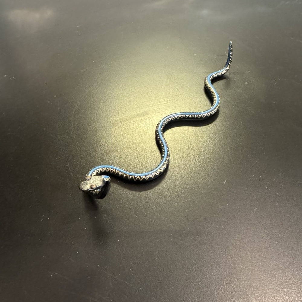 Metal Snake Reptile Sculpture